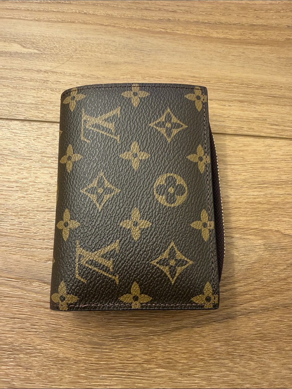Small canvas coated wallet